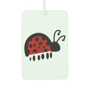 Ladybug Postcard Autolufterfrischer