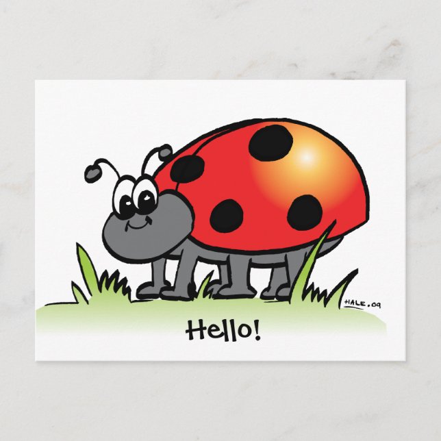 Ladybug Postcard Postkarte (Vorderseite)