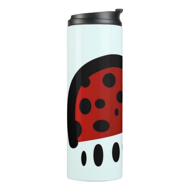 Ladybug Postcard Thermosbecher (Nach links gedreht)