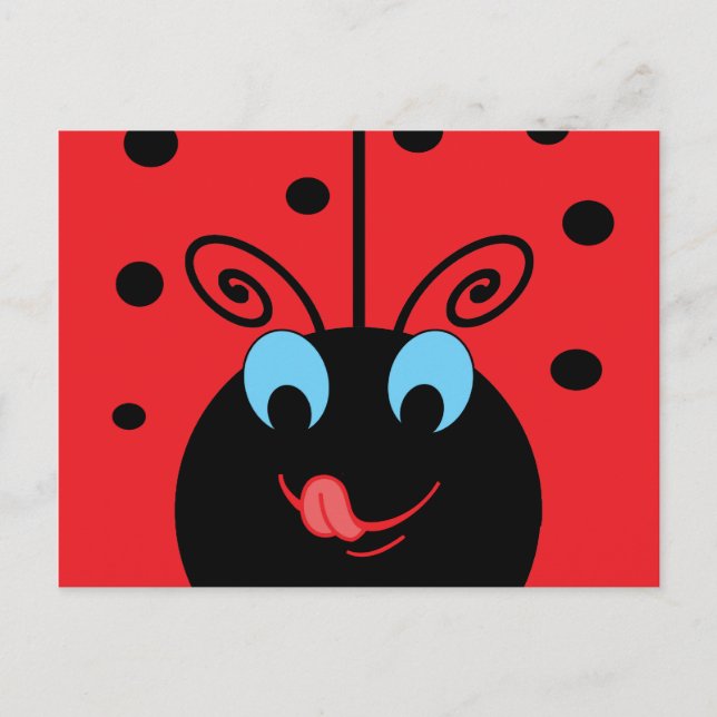 Ladybug Postkarte (Vorderseite)