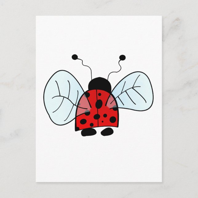Ladybug Postkarte (Vorderseite)