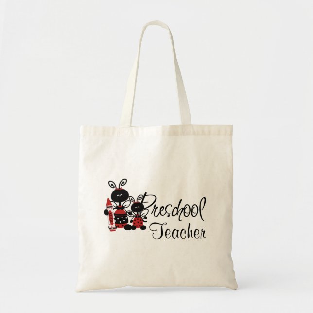 Ladybug Preschool Teacher's Tote Bag Tragetasche (Vorne)