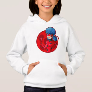 Ladybug Red Abzeichen Hoodie