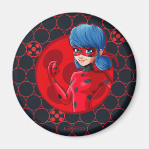 Ladybug Red Abzeichen Magnet