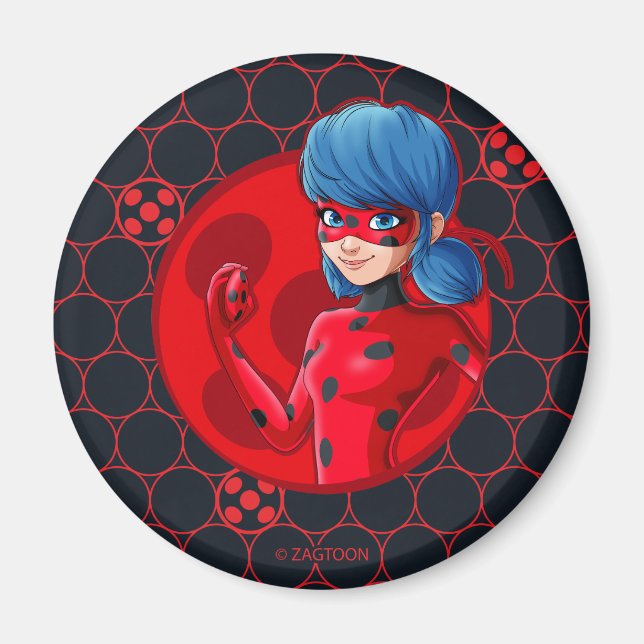 Ladybug Red Abzeichen Magnet (Vorne)