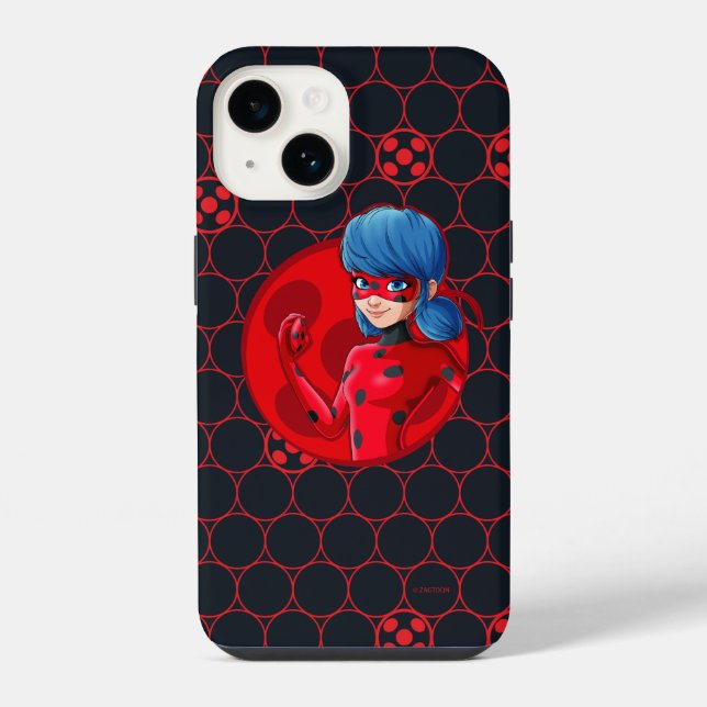 Ladybug Red Badge iPhone Hülle (Rückseite)