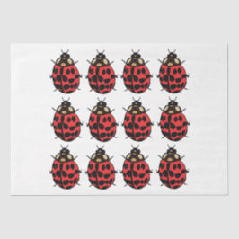 Ladybug Red Black Insect Ladybug Seidenpapier