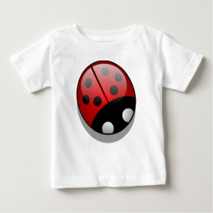 Ladybug, Red Ladybug, Niedliche Ladybug, Lady Käfe Baby T-shirt
