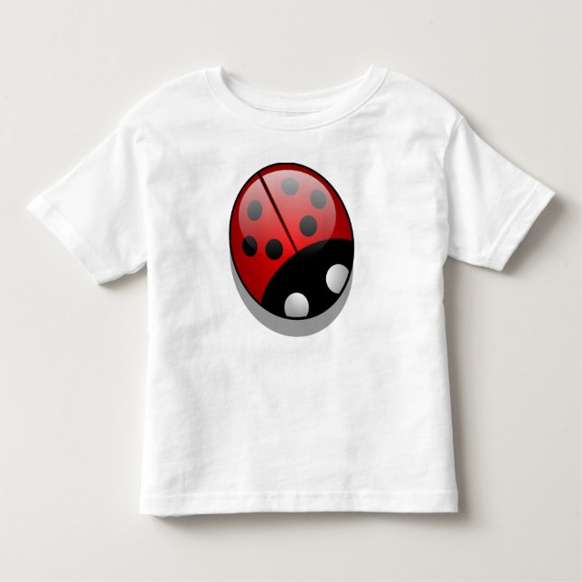 Ladybug, Red Ladybug, Niedliche Ladybug, Lady Käfe Kleinkind T-shirt (Vorderseite)