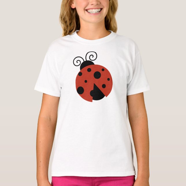 Ladybug, Red Ladybug, Niedliche Ladybug, Ladybird T-Shirt (Vorderseite)