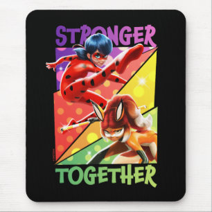 Ladybug & Rena Rouge   Gemeinsam Mousepad