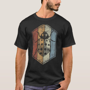 Ladybug Retro Vintag Style Bug Insekt Entomologis T-Shirt