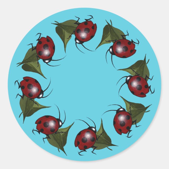 Ladybug Ring Stickers (Vorderseite)