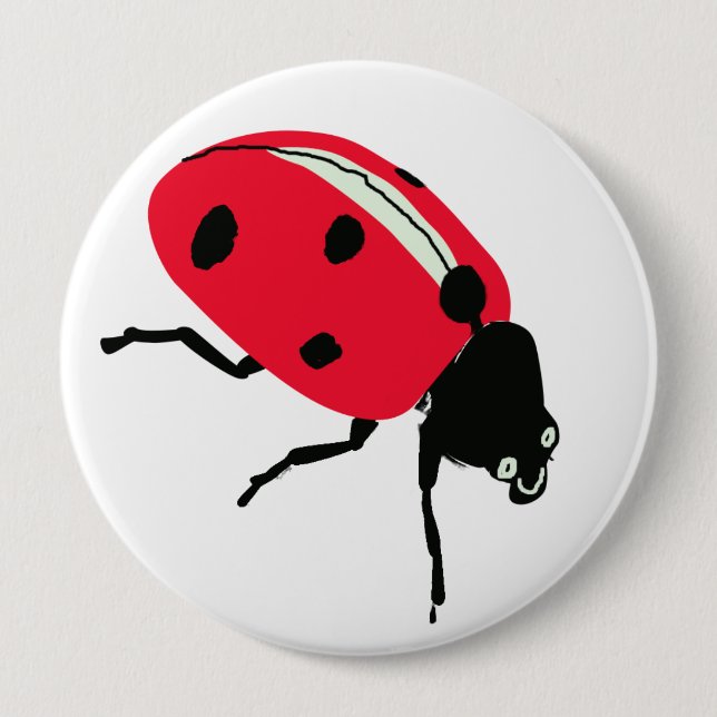 Ladybug, rot button (Vorderseite)
