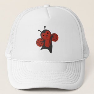 Ladybug Rote Niedliche Tiere für Kinder Truckerkappe