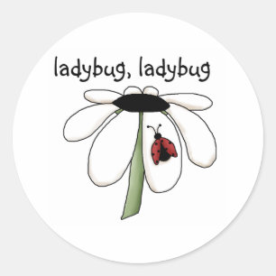 Ladybug Runder Aufkleber
