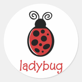 Ladybug Runder Aufkleber