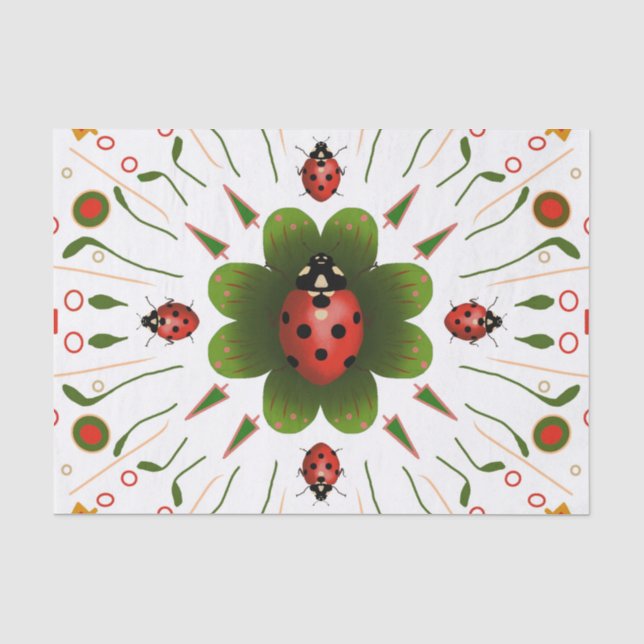 Ladybug Seidenpapier (Vorderseite)