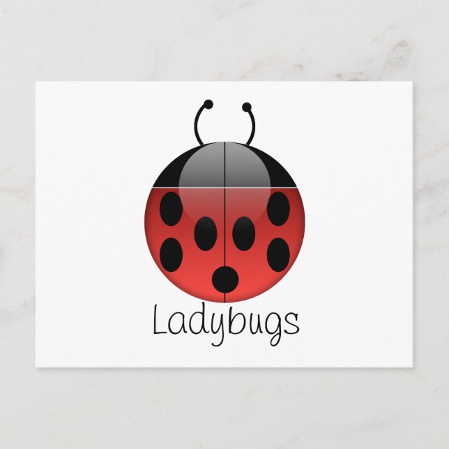 Ladybug Serie 2 Postkarte (Vorderseite)