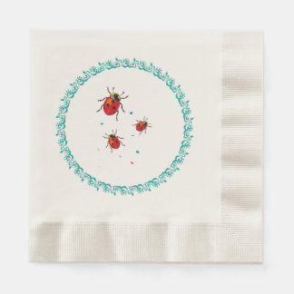 LadyBug Serie - Paper Napkins Serviette