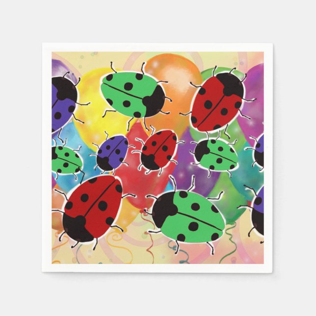 Ladybug Serviette (Vorderseite)