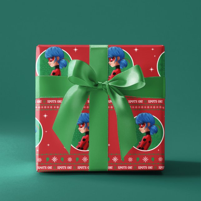 Ladybug setzt sich ein! Holiday Graphic Geschenkpapier (Wrapping paper on gift)