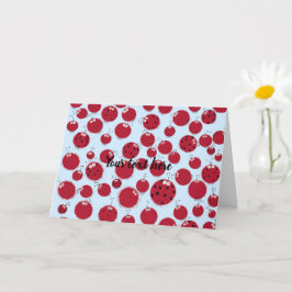 Ladybug Shindig Karte