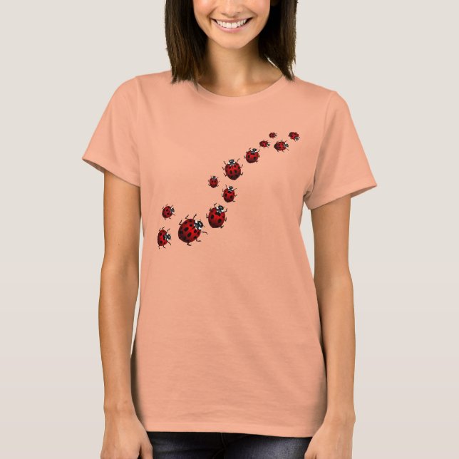 Ladybug Shirts Lady's Bio Ladybug-T - Shirt (Vorderseite)
