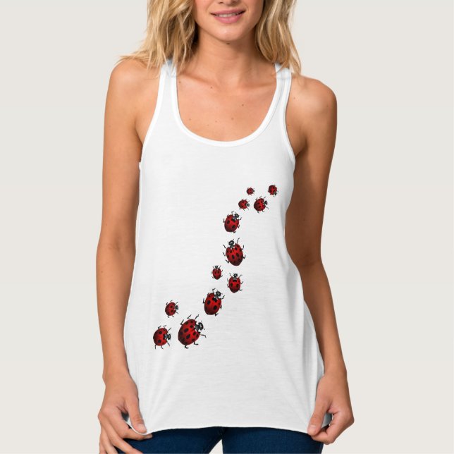 Ladybug Shirts Lady's Tank Top Ladybug Shirt (Vorderseite)