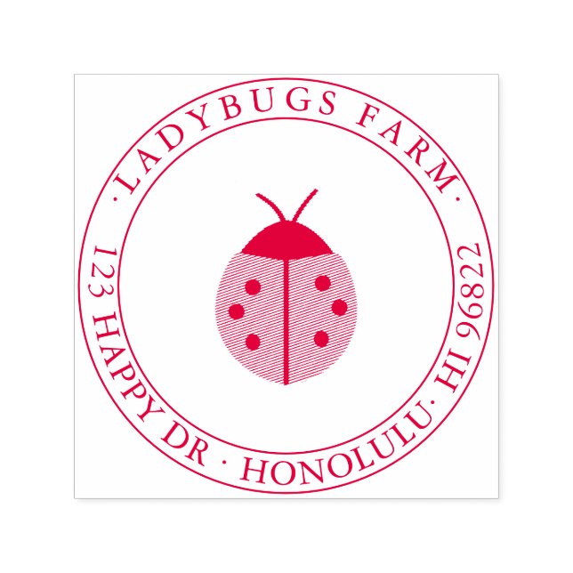 LADYBUG Siehe Farbauswahl Permastempel (Design)