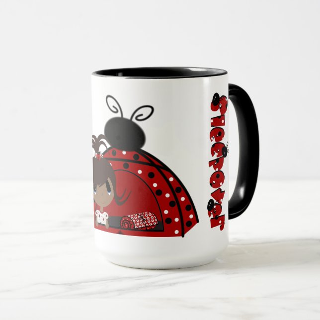 Ladybug Sleepover Tasse (VorderseiteRechts)