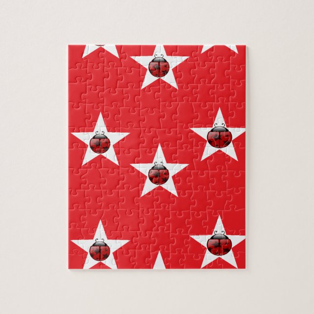 Ladybug stars puzzle (Vertikal)