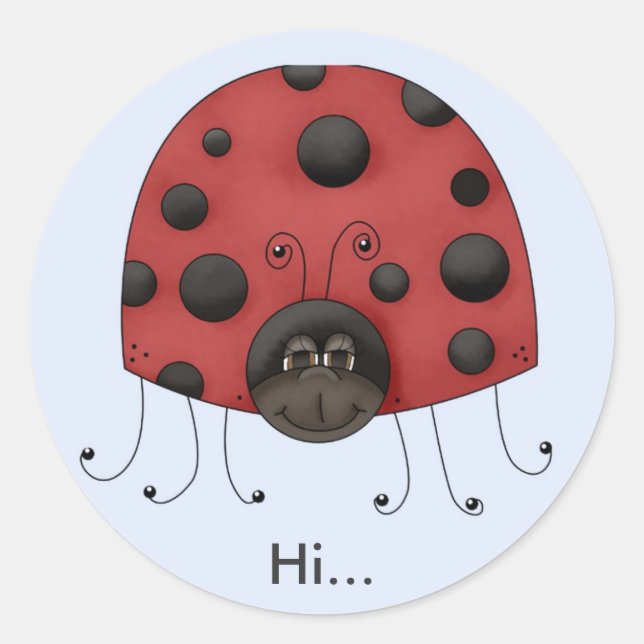 Ladybug Sticker (Vorderseite)