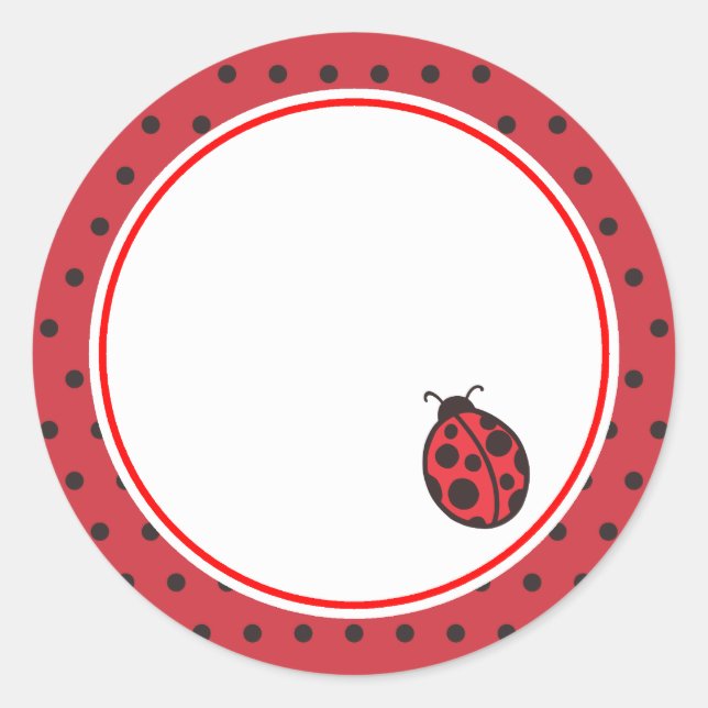 Ladybug Stickers (Vorderseite)