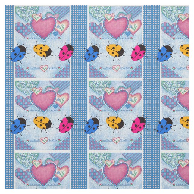 Ladybug Stoff (Muster)