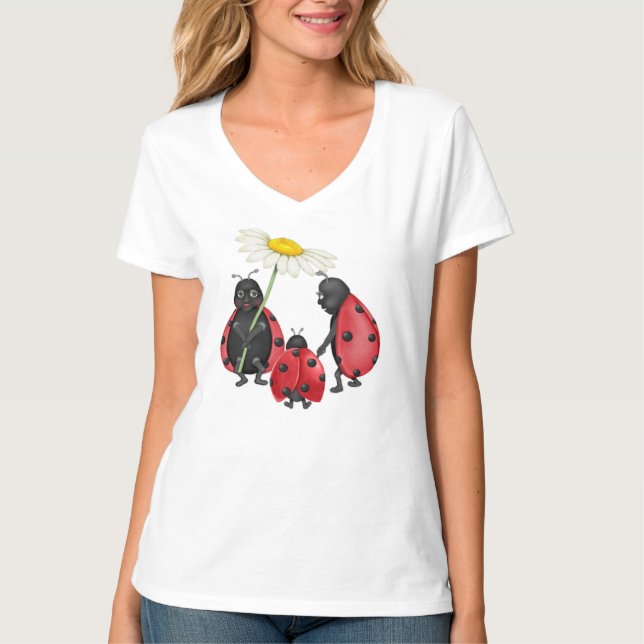 Ladybug Stroll T-Shirt (Vorderseite)