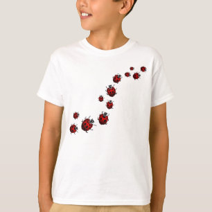 Ladybug T - Shirt Kid's Sport Shirt Ladybird Shirt