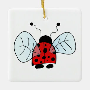Ladybug Table Lamp Keramikornament