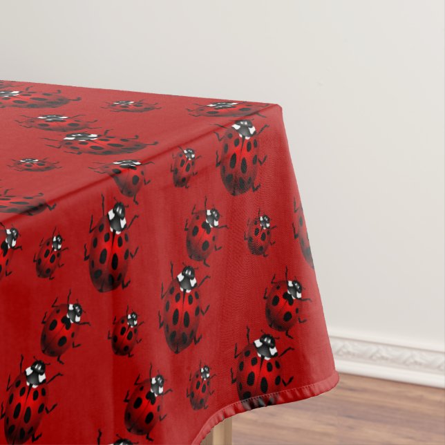 Ladybug Tablecloth Ladybug Ladybird Art Tablecloth Tischdecke (Beispiel)