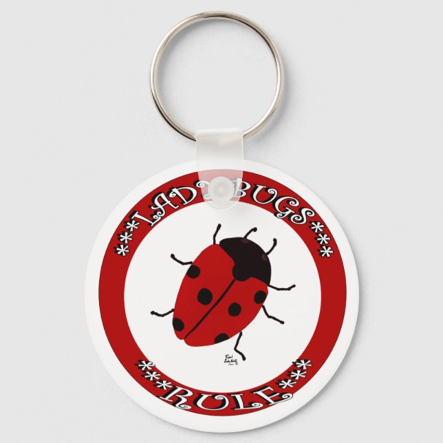 Ladybug-Taste Schlüsselanhänger (Vorderseite)