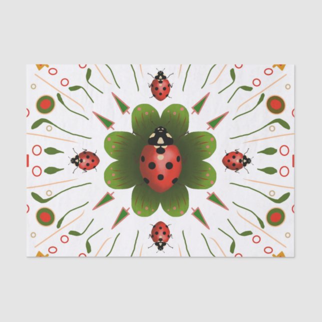 Ladybug Tissue Paper Seidenpapier (Vorderseite)