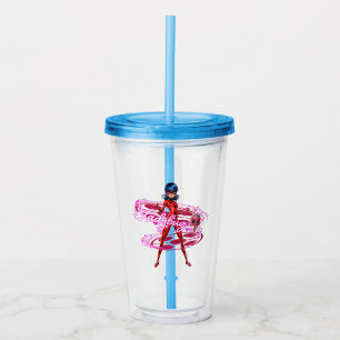 Ladybug und Tikki Graphic Acryltrinkbecher