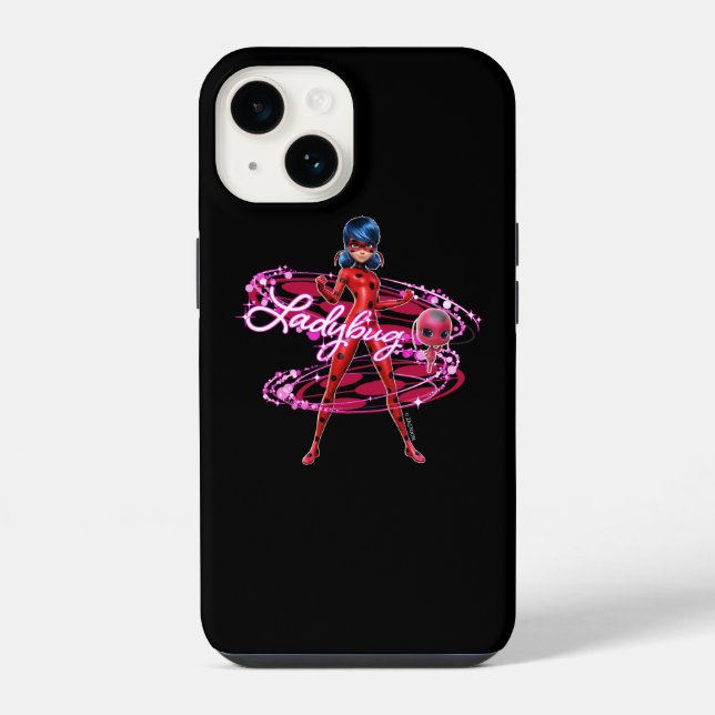 Ladybug und Tikki Graphic iPhone Hülle (Rückseite)