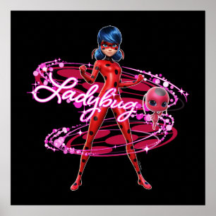 Ladybug und Tikki Graphic Poster