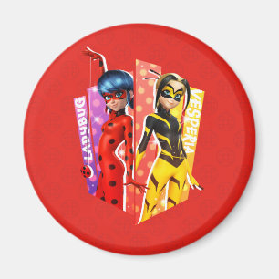 Ladybug und Vesperia Graphic Magnet