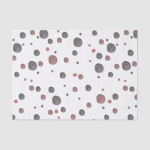 Ladybug Watercolor Dots Seidenpapier