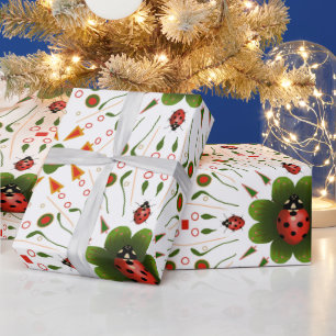 Ladybug Weihnachtspapier Geschenkpapier