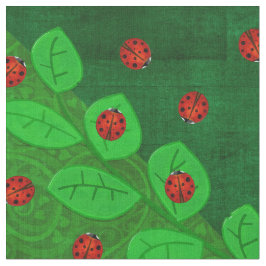 Ladybug Whimsey 3D Folk Art 3 Stoff
