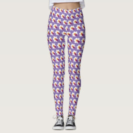 Ladybugherzen und Blume Leggings