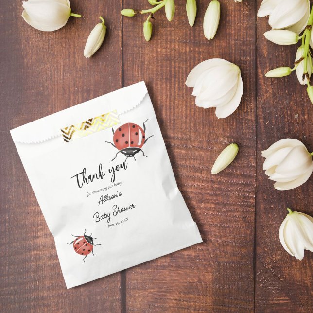 Ladybugs Baby Dusche Geschenktütchen (Von Creator hochgeladen)